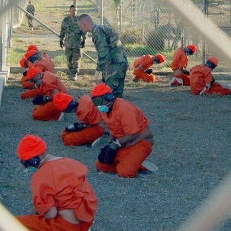 The American military interrogating prisoners